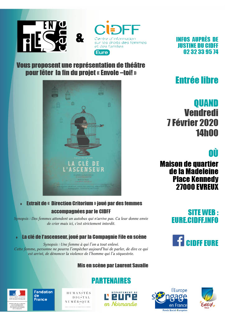 spectacle clown danse violence conjugale CIDFF